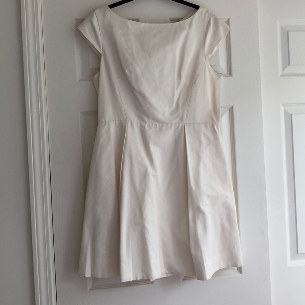 NWT kate spade bow back dress in cream